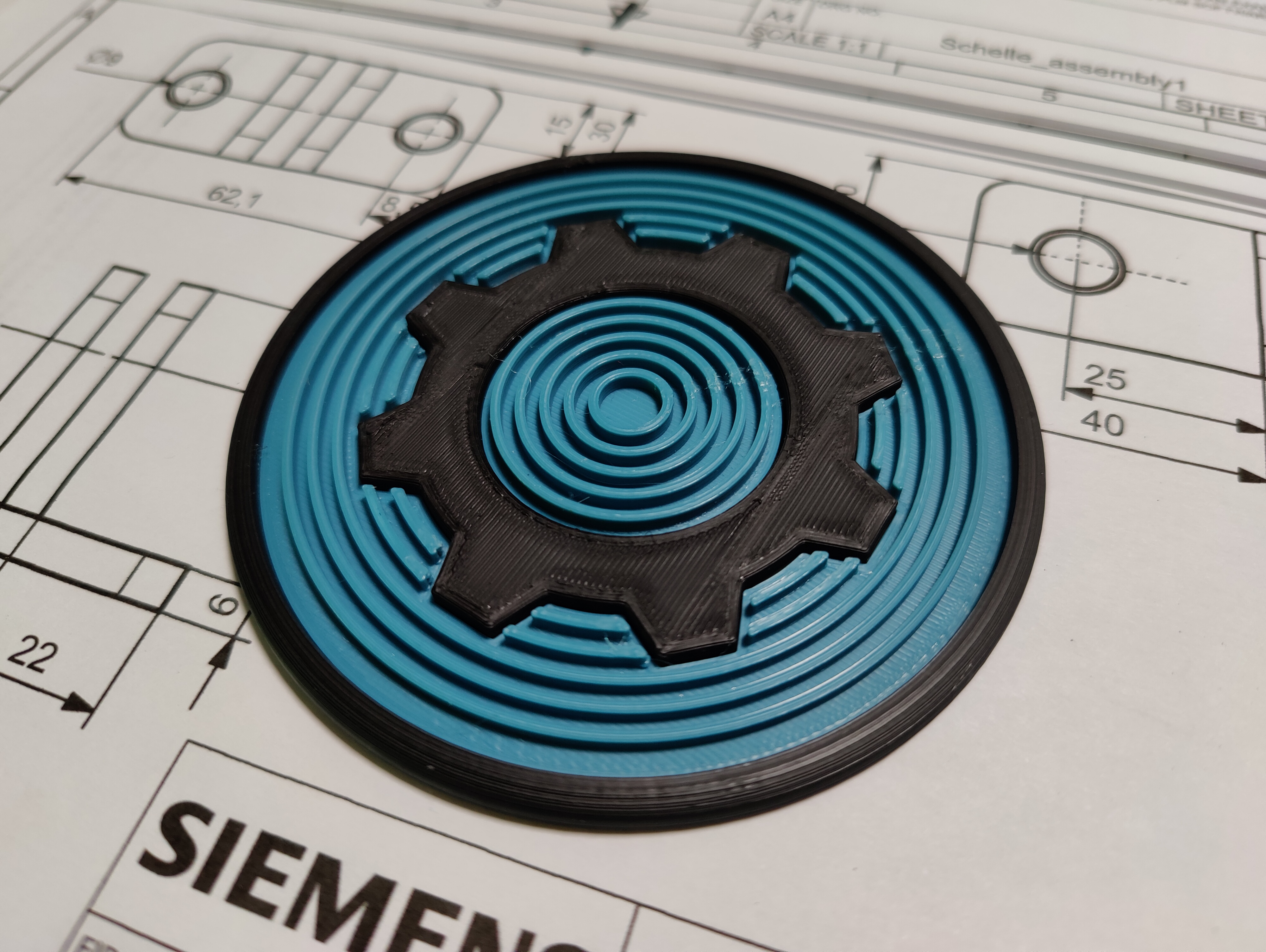 Gear Coaster | Untersetzer mit Zahnrad