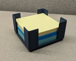 Gridfinity post-it sticky notes stack container by Jake, Download free STL  model