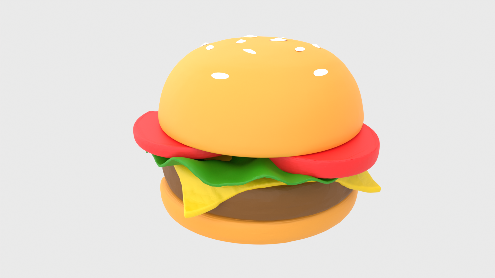 Realistic Hamburger Prop by Bayfaire | Download free STL model ...