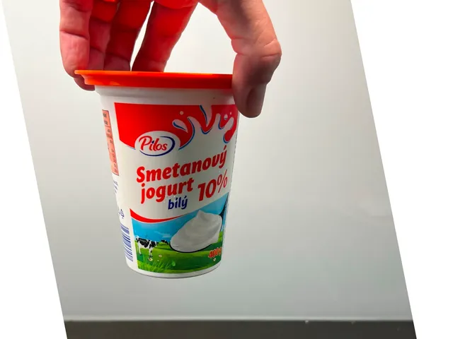 Self -locking yogurt cap (editable)