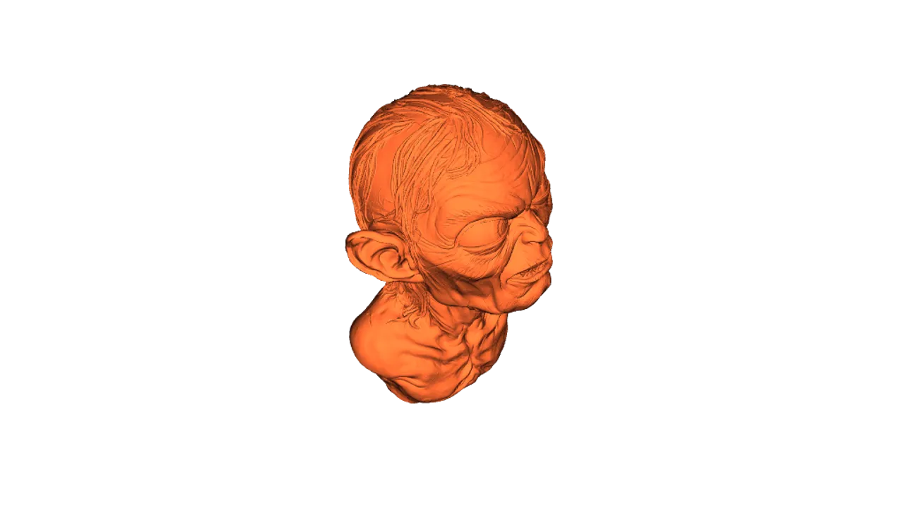 GOLUM BUST Support Free autorstwa iczfirz | Pobierz darmowy