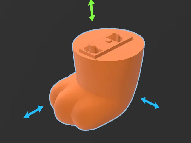Cat Paw Feet for Qube 500