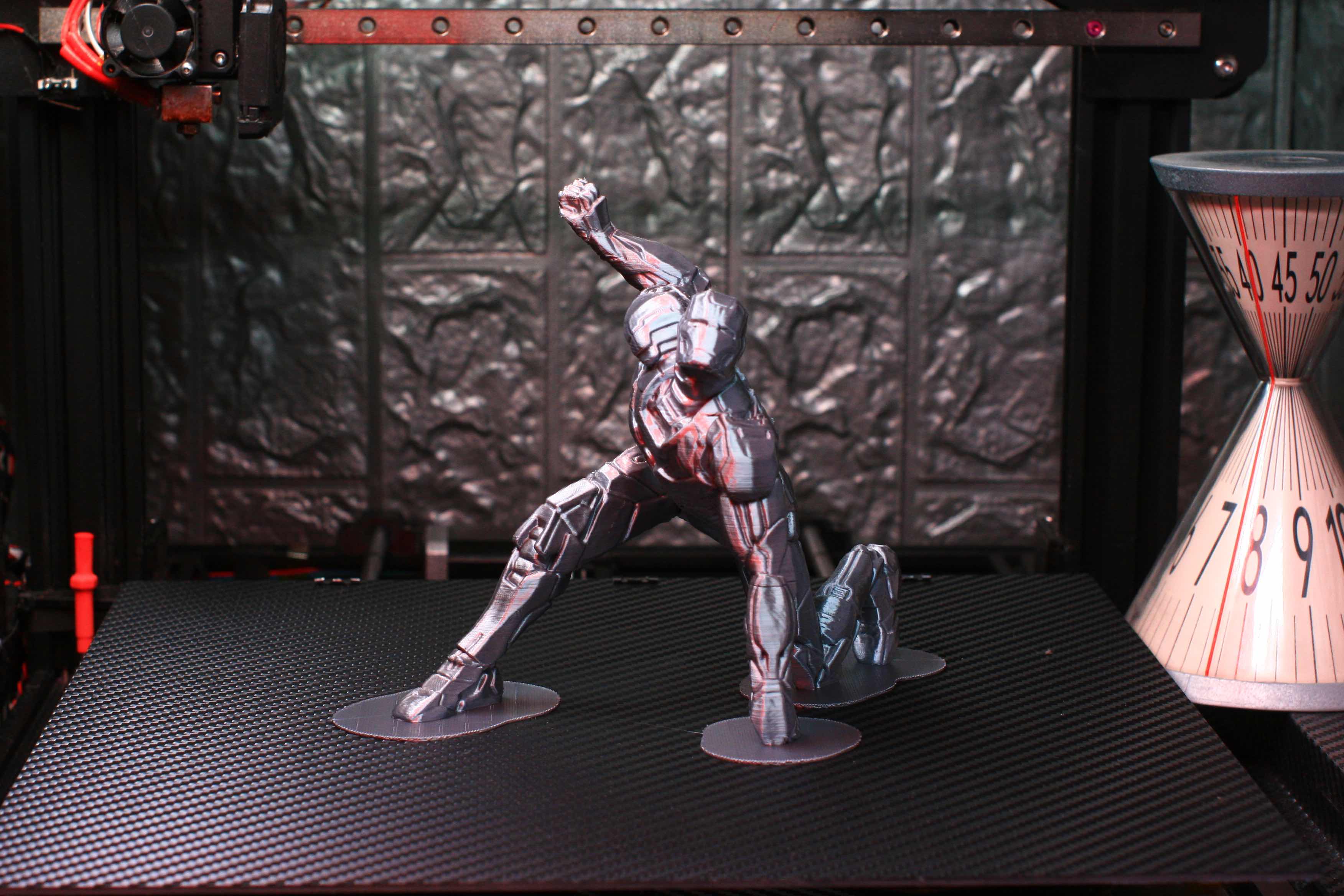 MK42 3 Point Landing Pose | Hot Toys, Iron Man