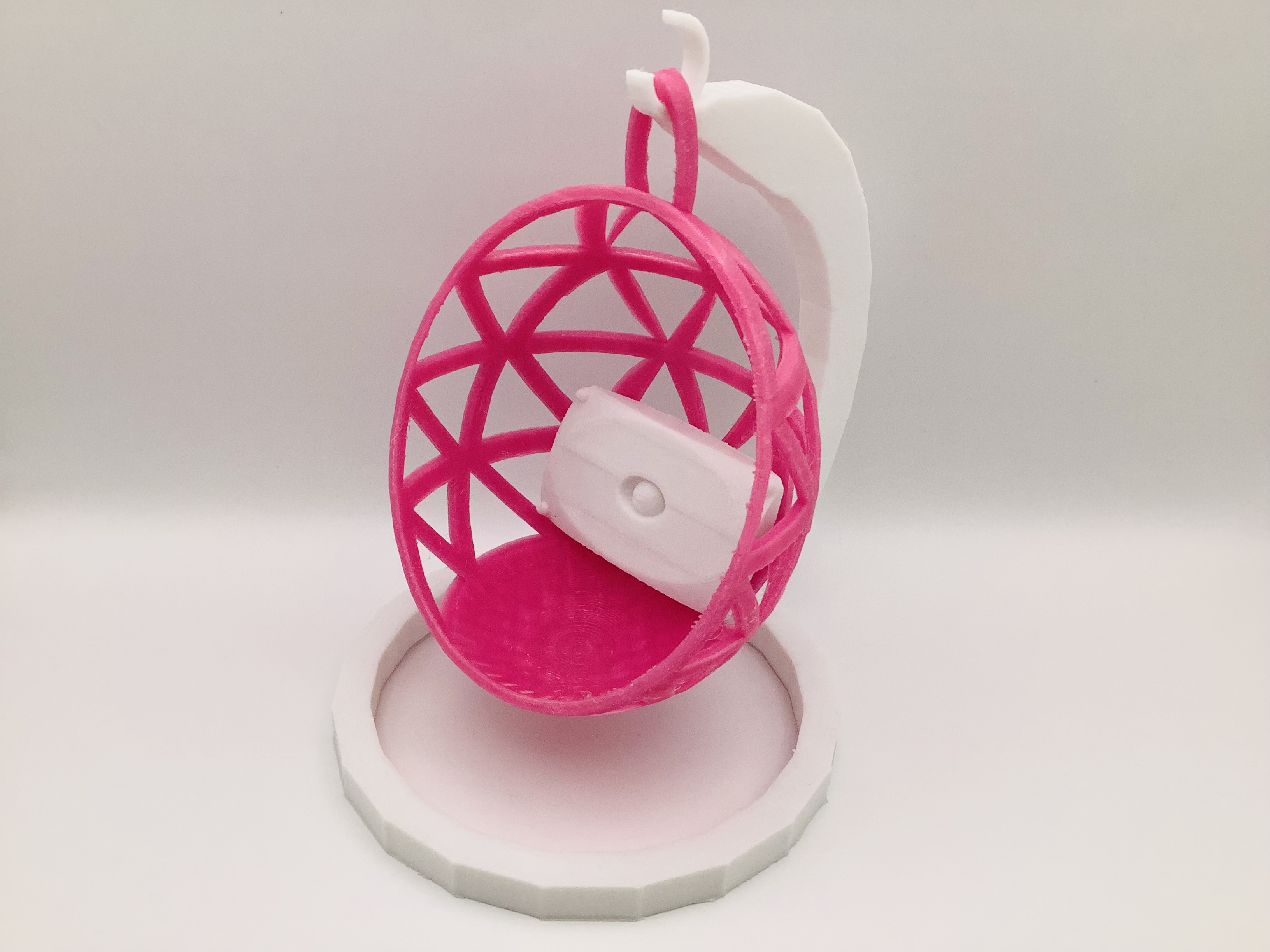 Miniature Suspended Dollhouse Egg Chair