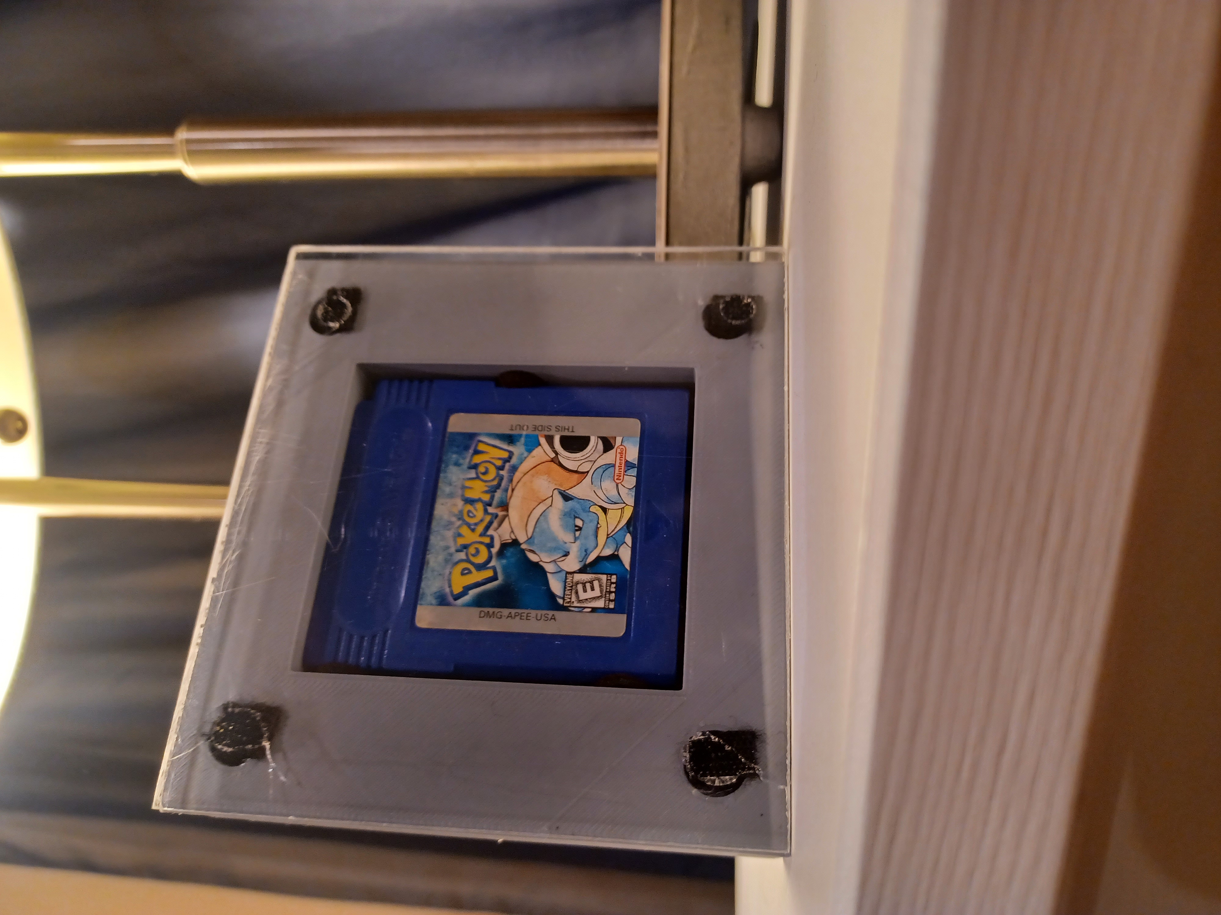 Gameboy cartridge display case