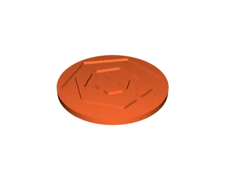 Normal Size Coaster by Wakefuldude | Download free STL model ...
