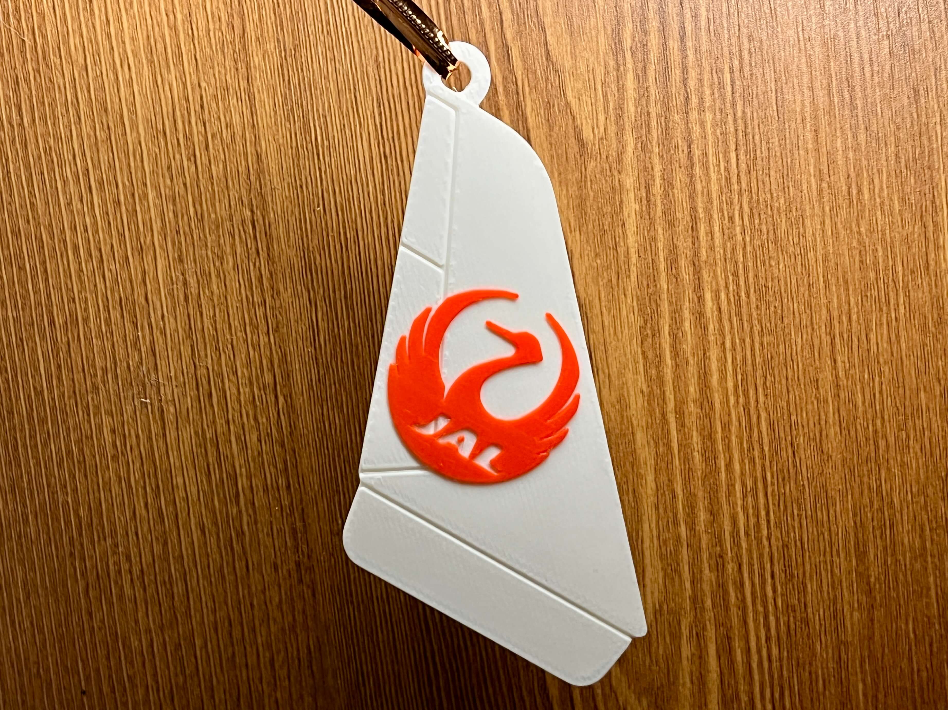 Japan Airlines - Airplane Tail coaster, keychain