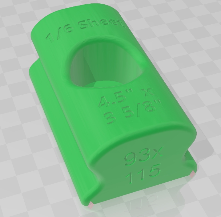 Trusty ol' sanding block with better grips and better labels by