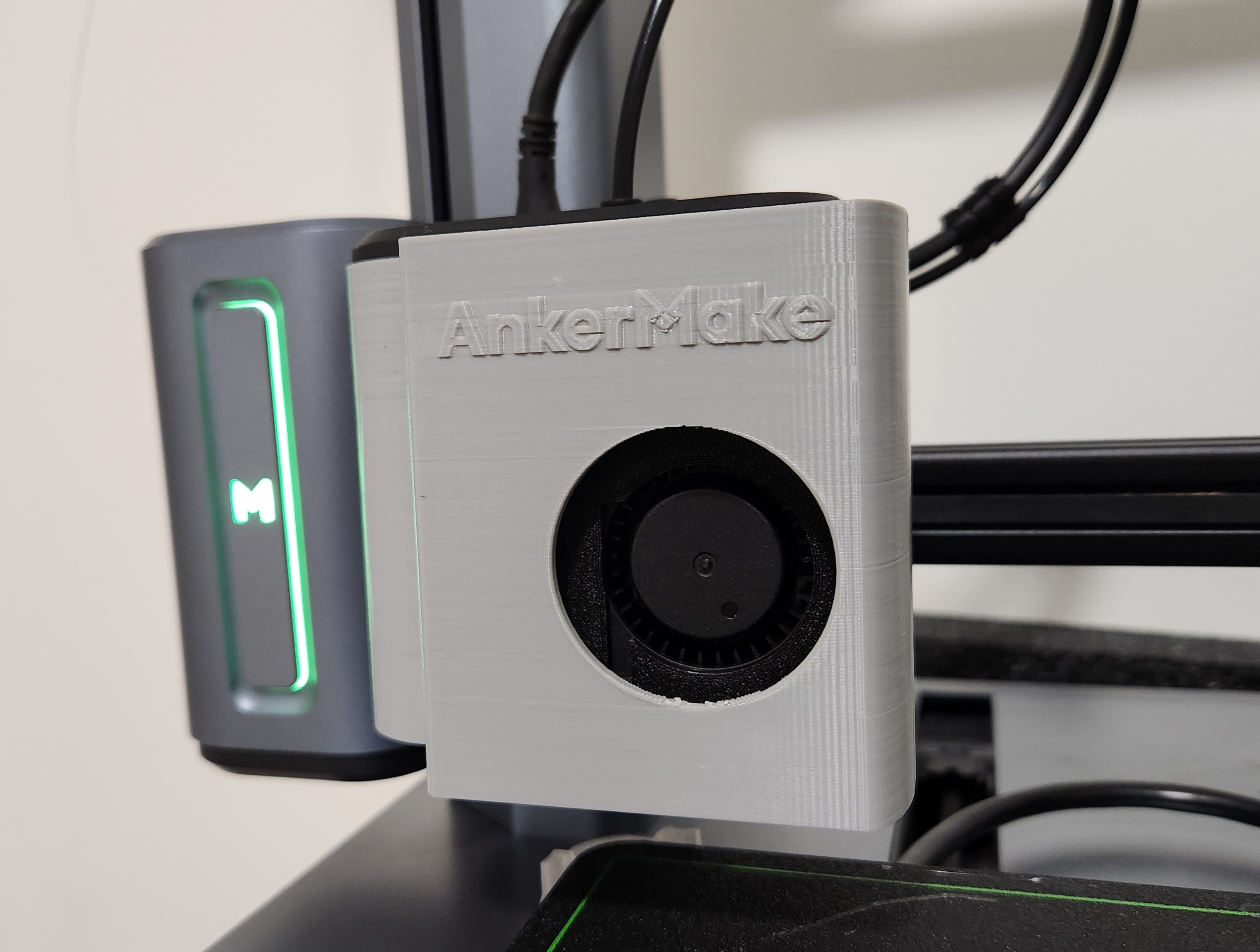 AnkerMake M5 5015 Fan Duct Extruder Case with Ankermake Logo