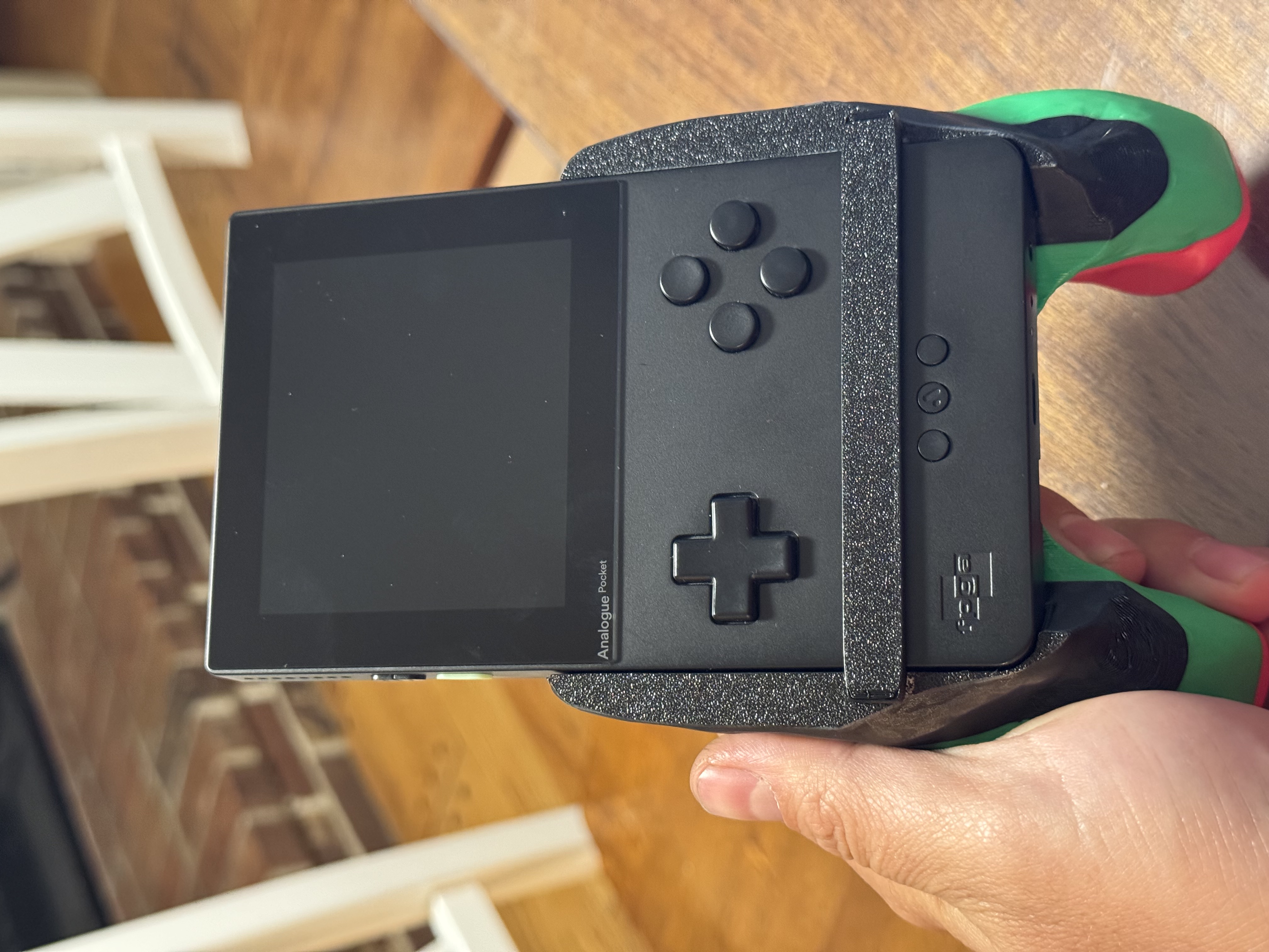 Analogue Pocket Grip with front strap by Print_It Download free STL