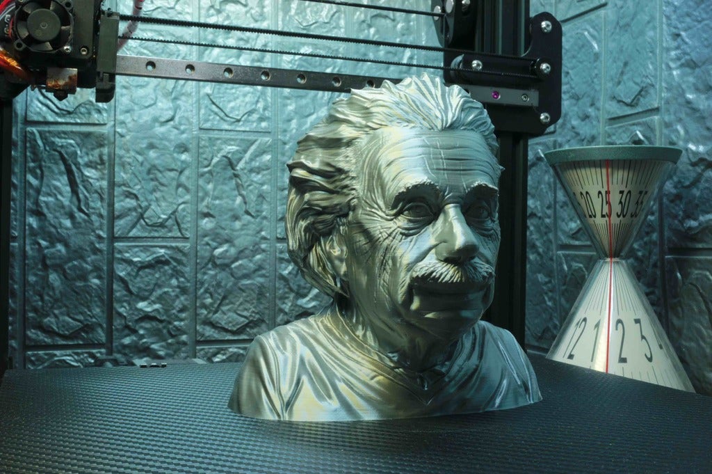 Miniatura 9 do modelo 3D Albert Einstein Support Free