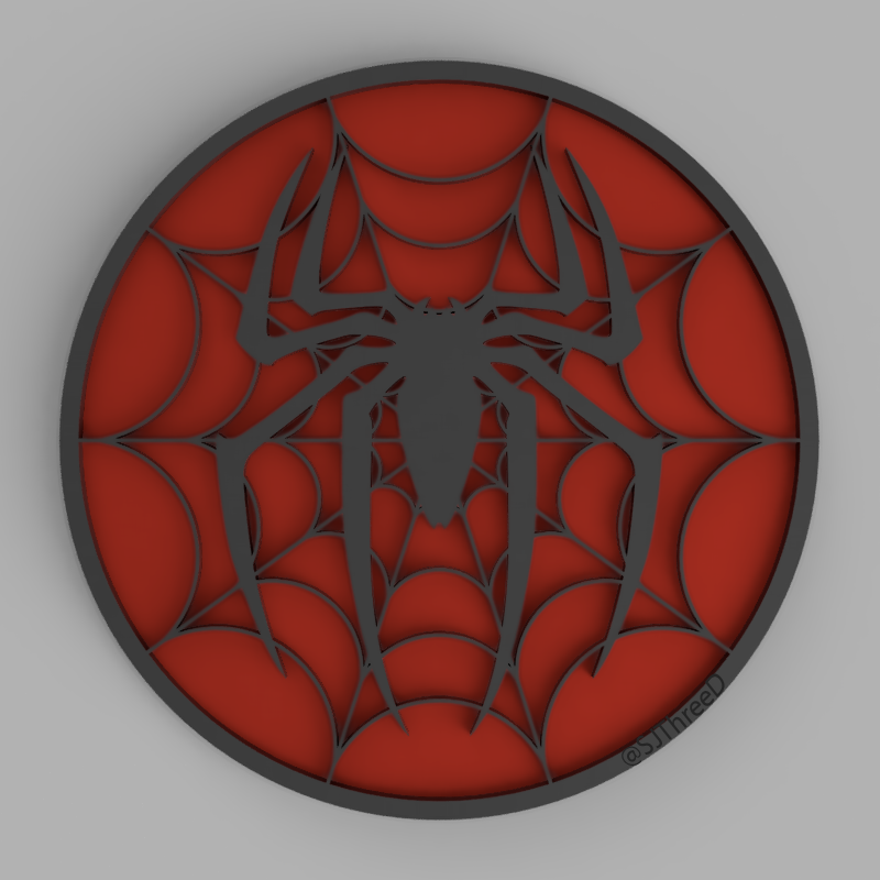 Miniatura 2 do modelo 3D Spider-Man - Marvel Coasters