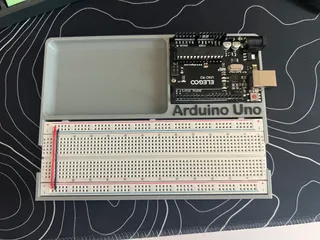 Arduino Uno Breadboard Tray By Sdhuk Download Free STL, 47% OFF