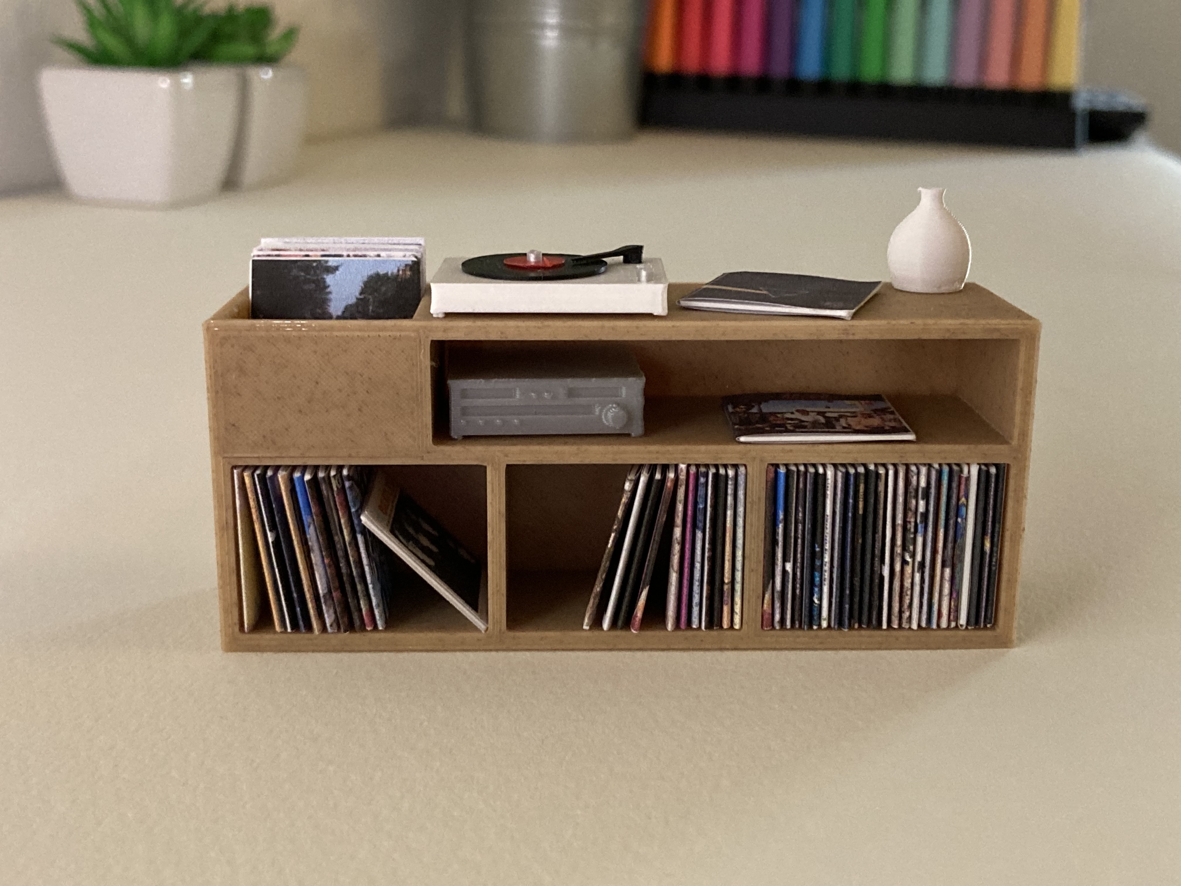 Record cabinet miniature