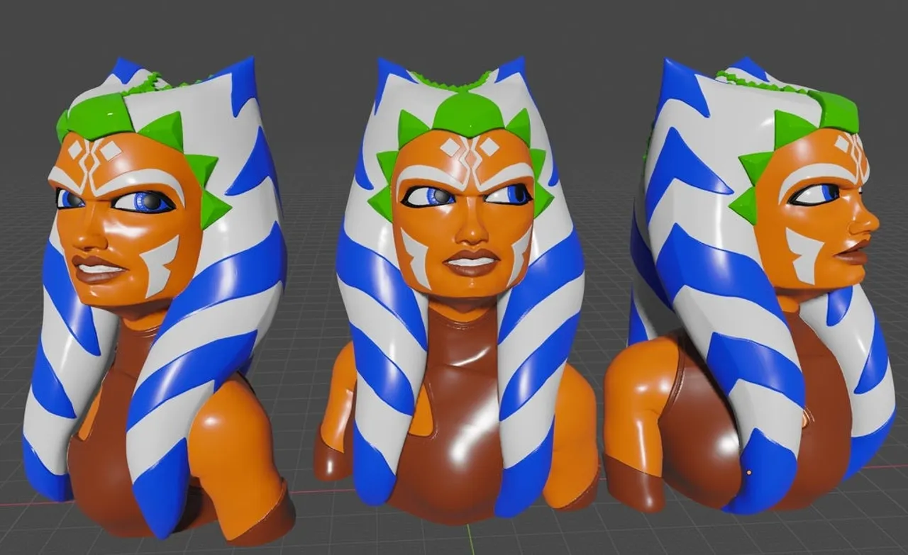 Ahsoka Tano Multicolour by iczfirz | Download free STL model |  Printables.com