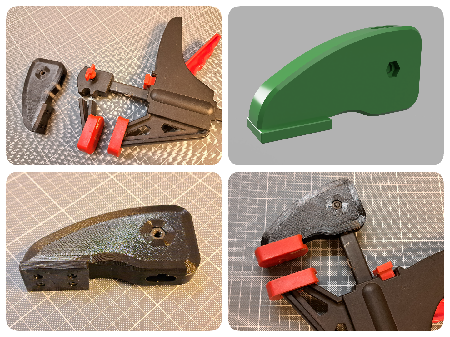 One-handed clamp replacement