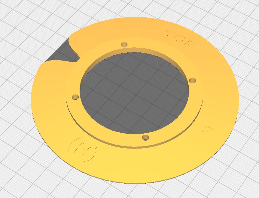 105mm earpad mounts for head(amame)