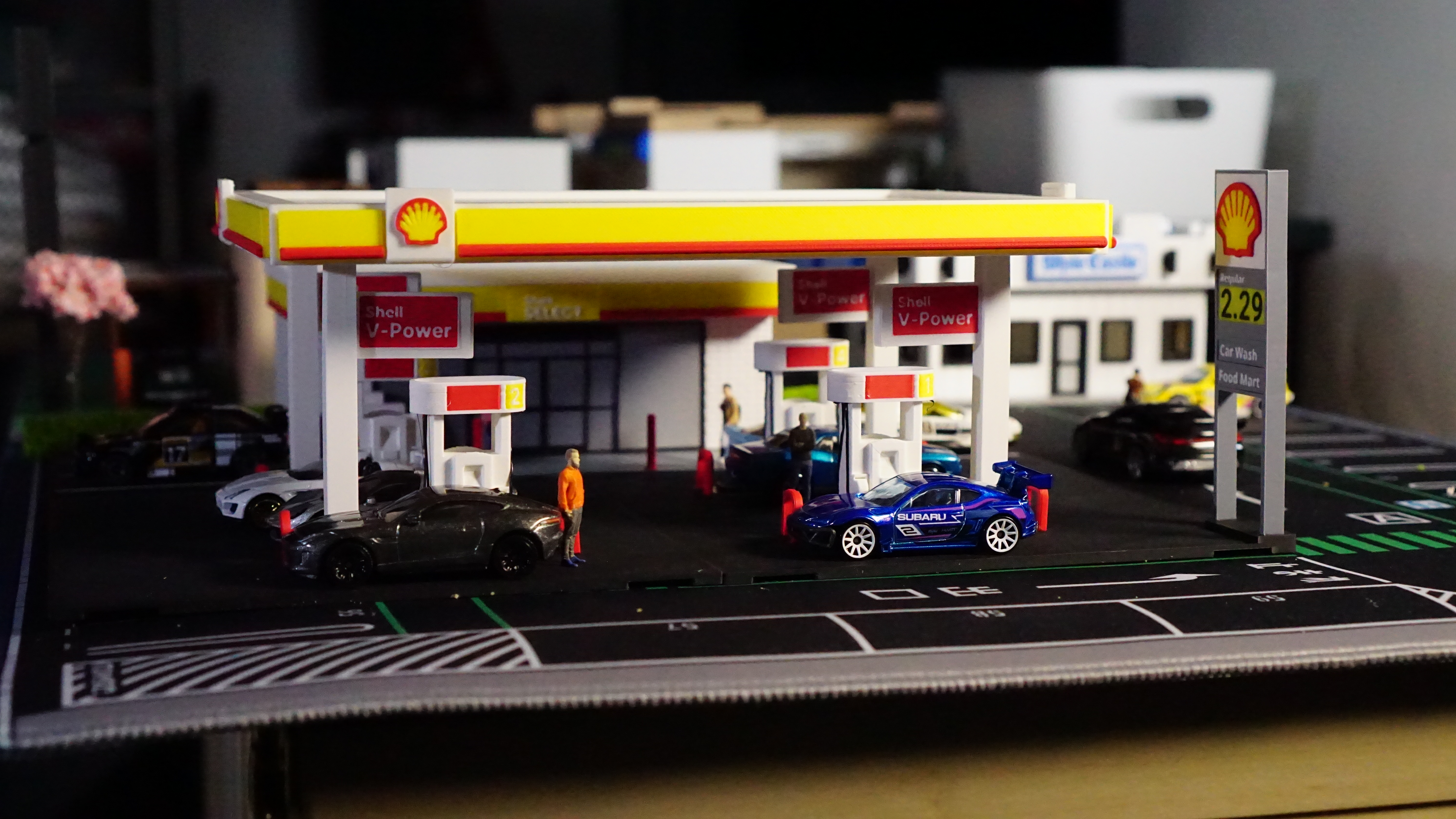 Shell Gas Station Model Set - 1:64 Scale Diorama — thumbnail 19