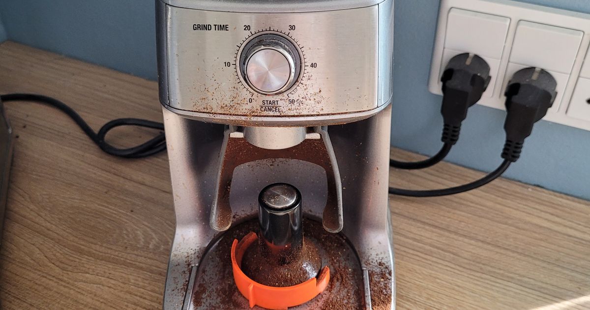 Sage Coffee Grinder Tray by hjembaek Download free STL model