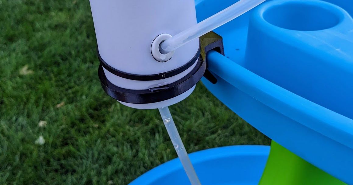 Water Pump Adapter for Costco Step2 Double Rain Showers Splash Water