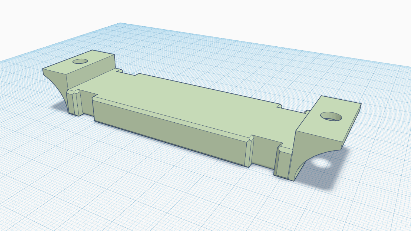 Glasses Holder Wall Mount Remix (with 2 or 3 tray variant) 3D model thumbnail