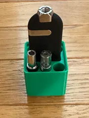 Gridfinity TOQi 510 battery holder with cart storage