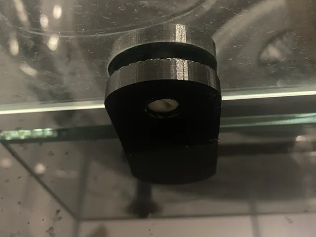 Glass shelf support, wall bracket.