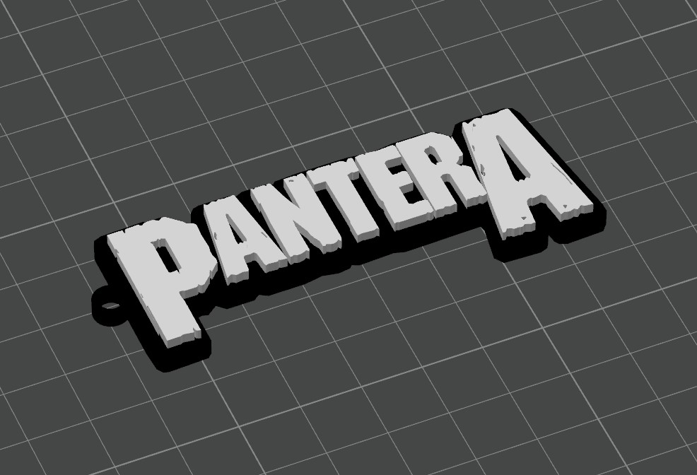 Pantera Keychain