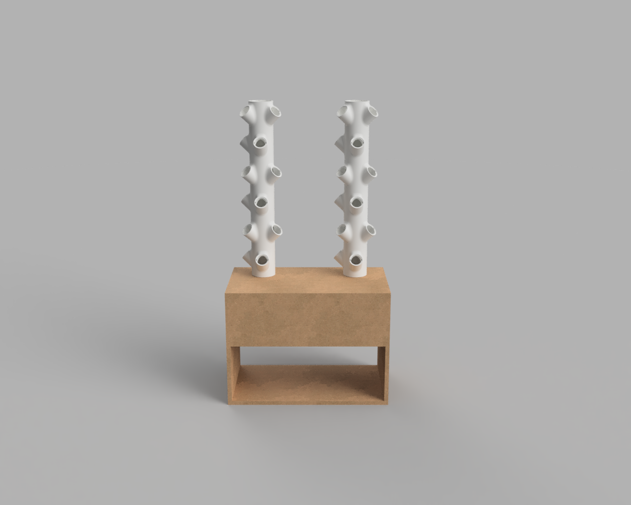 Miniatura 10 do modelo 3D smart modular hydroponic tower