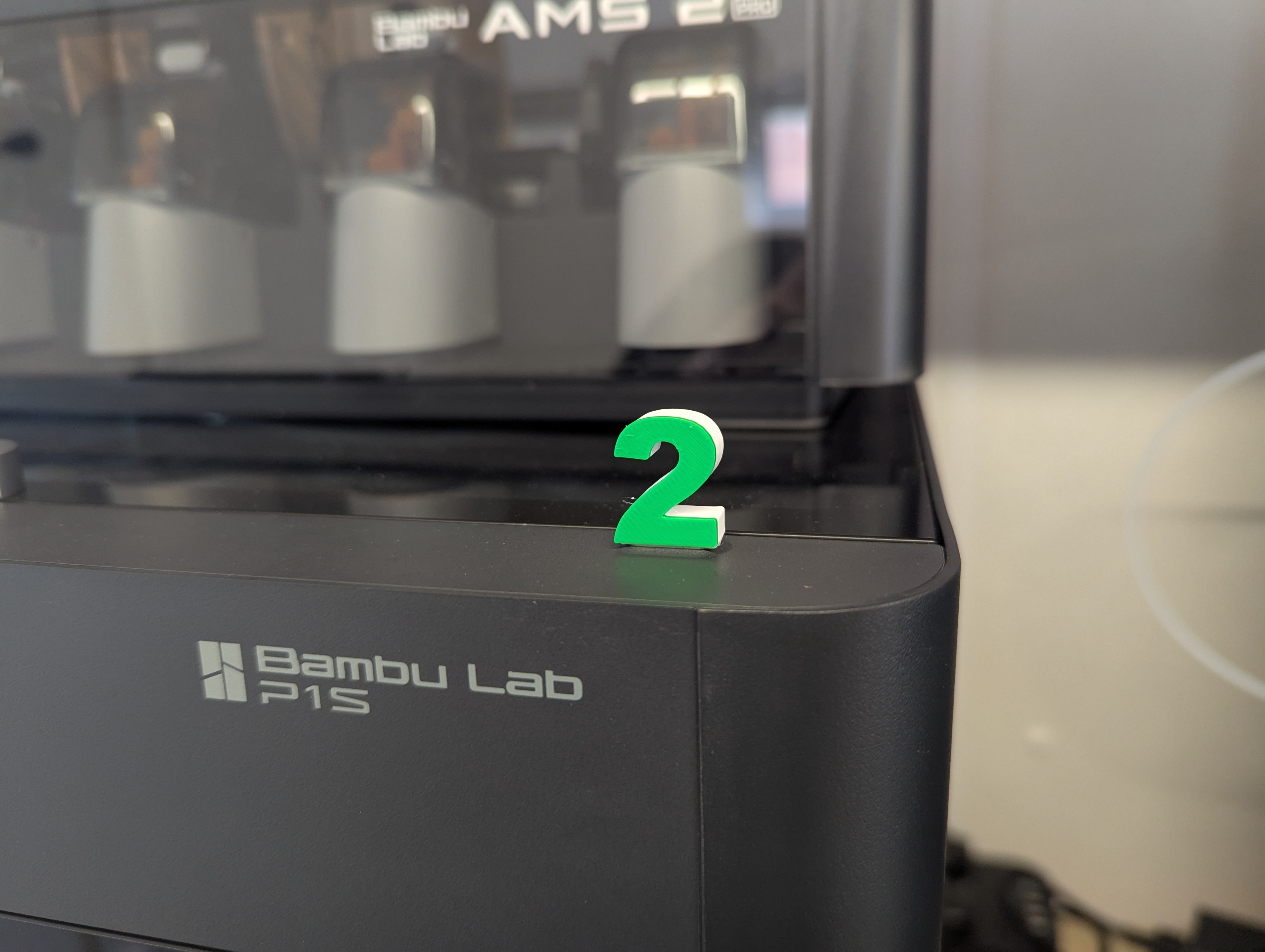 Numbers for Bambu Lab Printers (P1P/P1S) 3D model