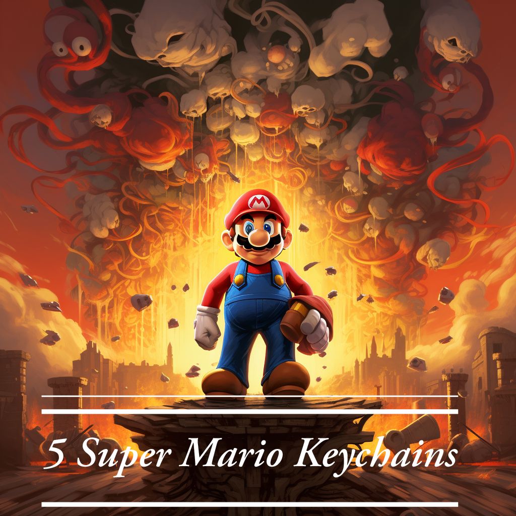 Super Mario keychain! 5 different characters! Follow Please!