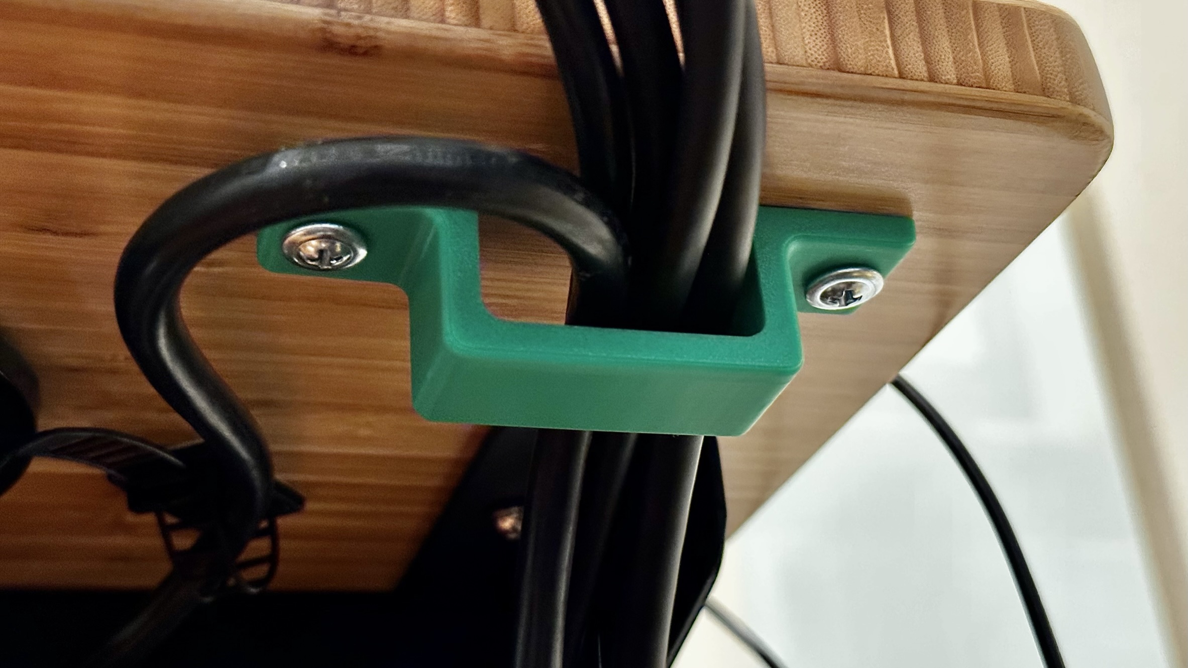 Under Desk Bracket | Under Mounted Bracket (Cable Management)