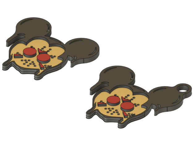 Mickey mouse keychain