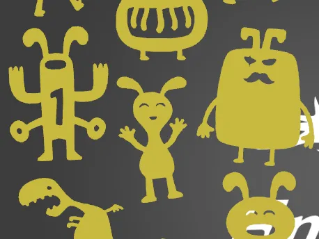 Monster collection - 2D Wall art