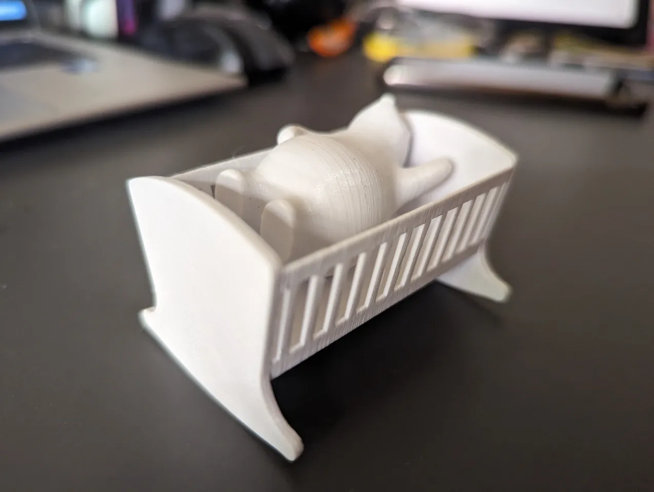 Dollhouse Rocking Crib 1:14 by m750 | Download free STL model ...