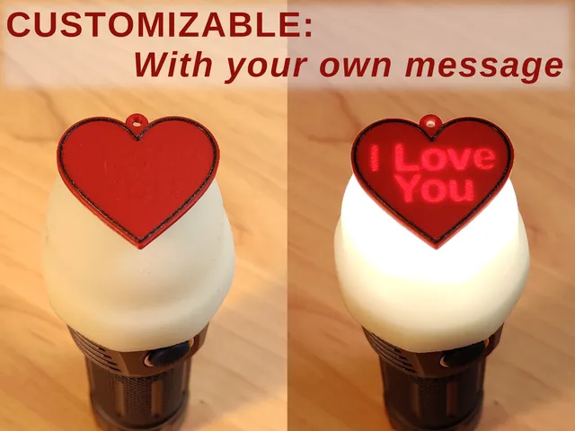 Secret Message Heart - Customizable