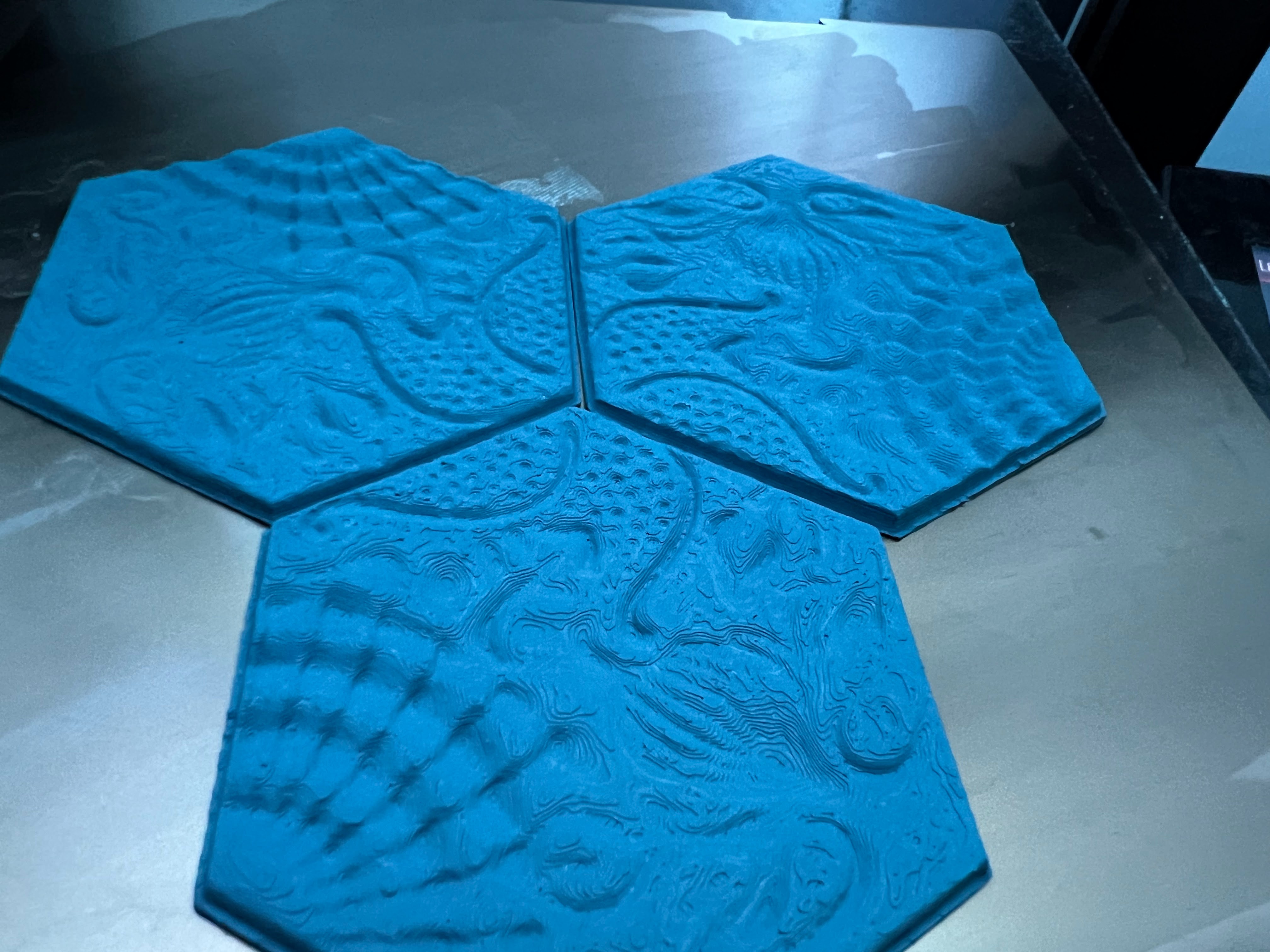 Hexagonal Gaudi Tile