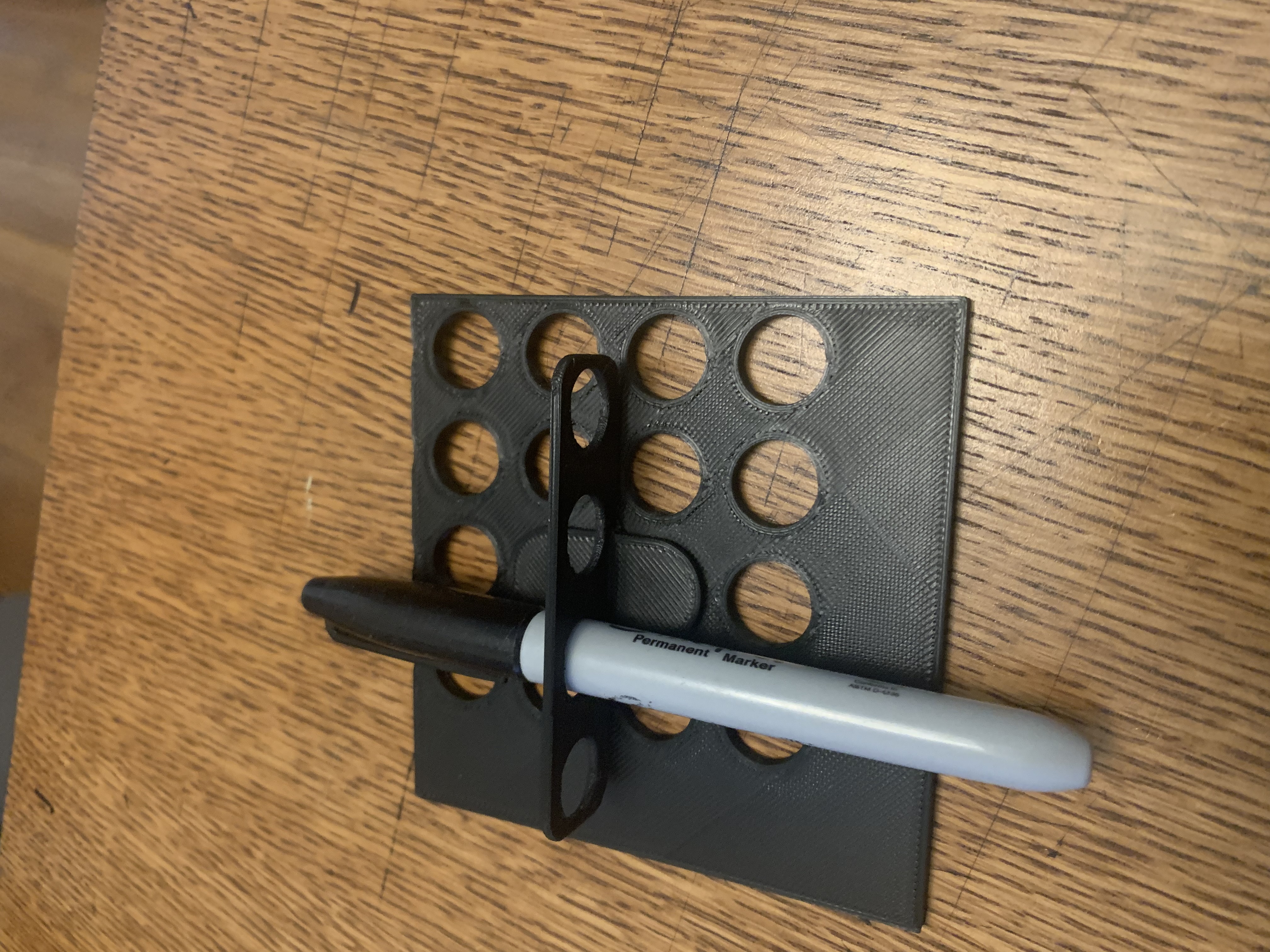 Qube 500 add on sharpie holder
