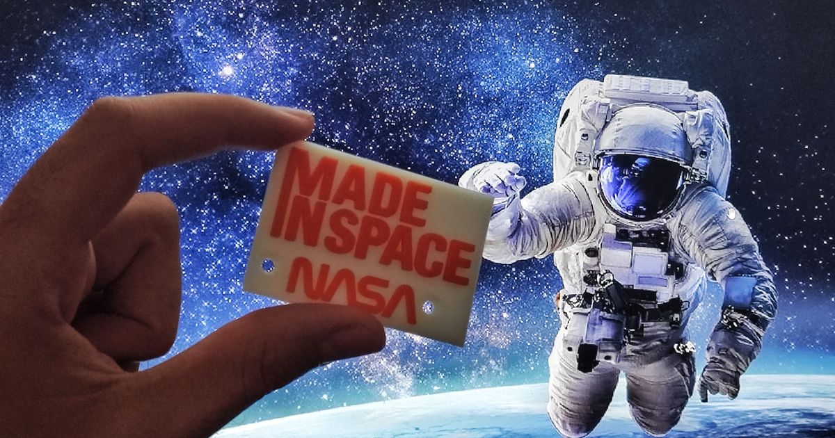First Object in Space on International Space Station (Made In Space) by ...