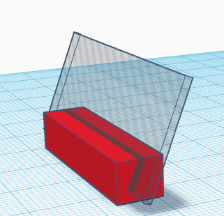 Simple card/post card /picture holder minimalistic