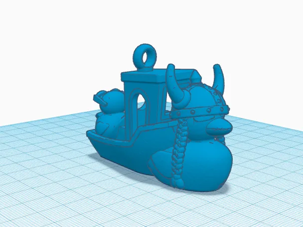 Duck Benchy Keychain