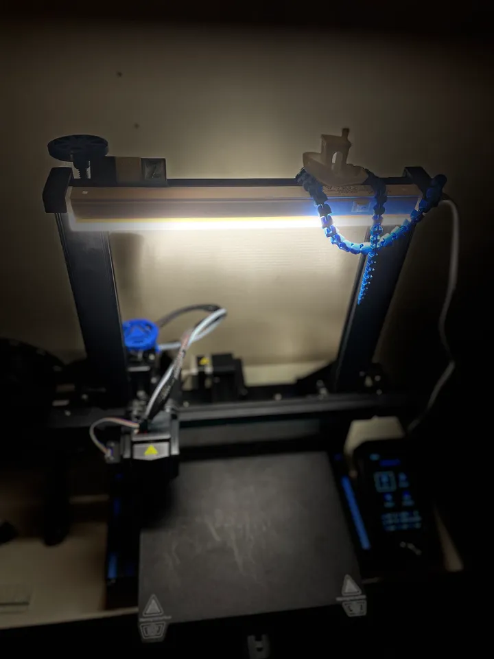 LED Light Bar Ender 3 V2 / Ender 3 V2 Neo by Azzix, Download free STL  model