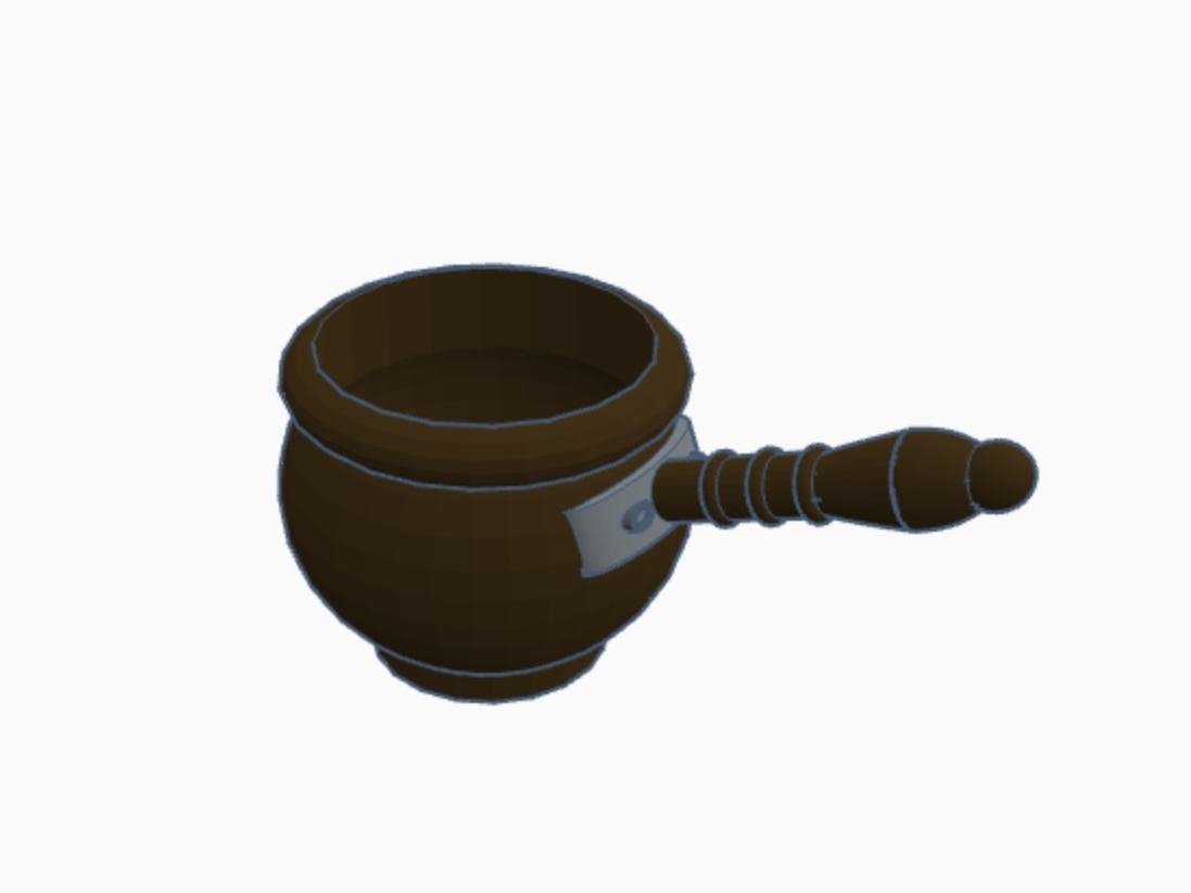 Miniature Dollhouse Fondue Set by Craftnado | Download free STL model ...