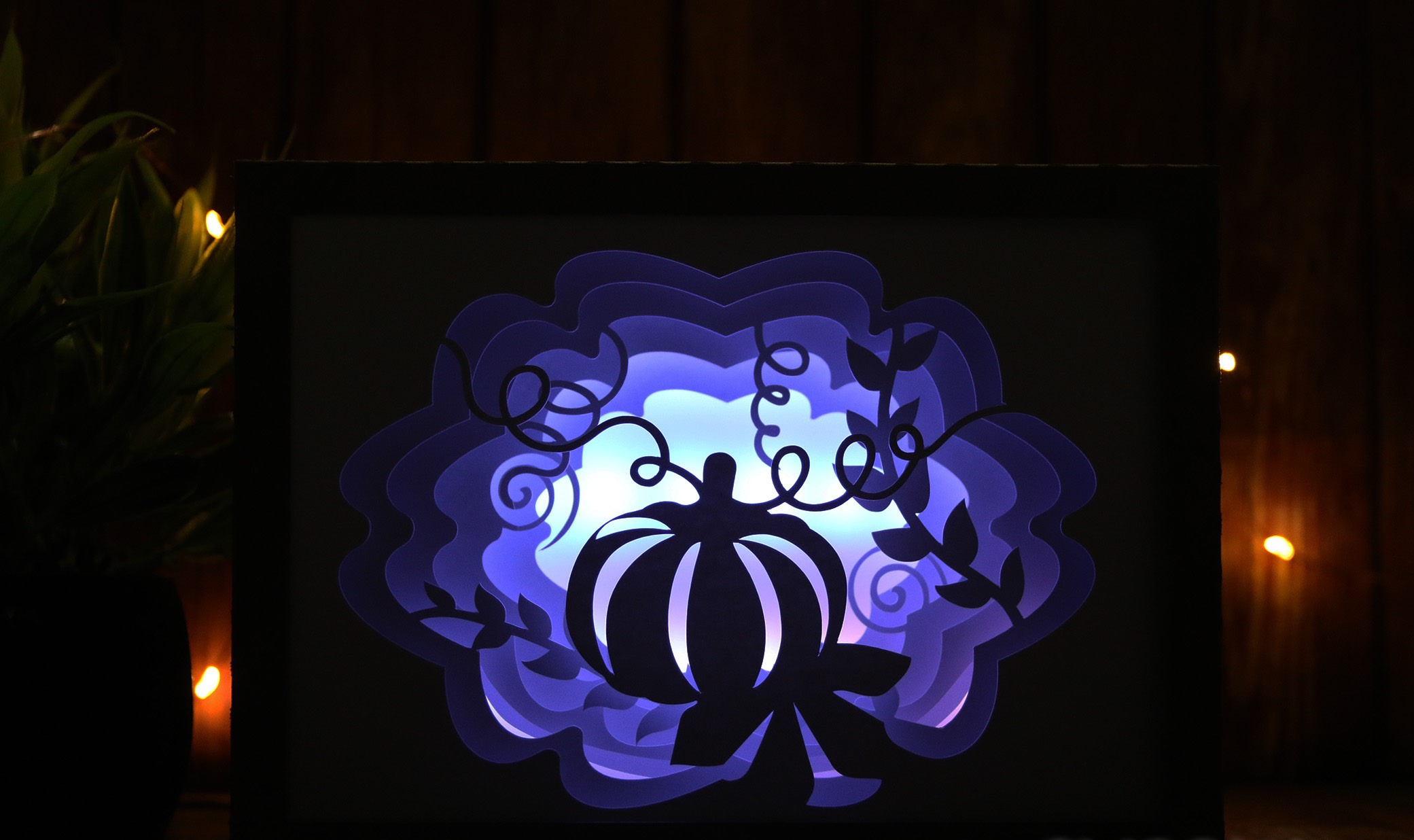 Pumpkin light box