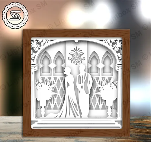 Wedding LightBox by tecnoculebras | Download free STL model ...