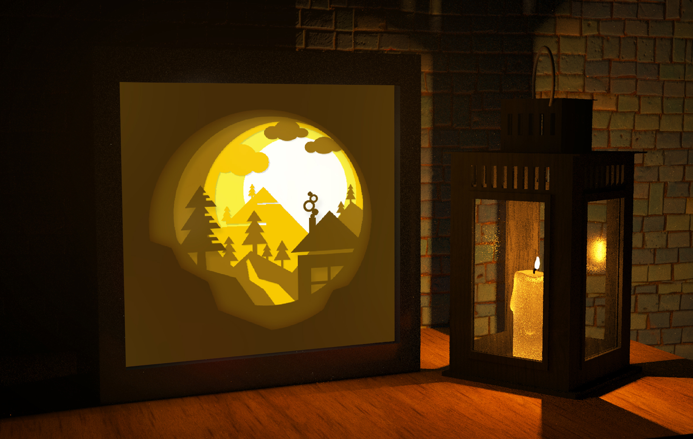 Wonderful Sunset light Boxes