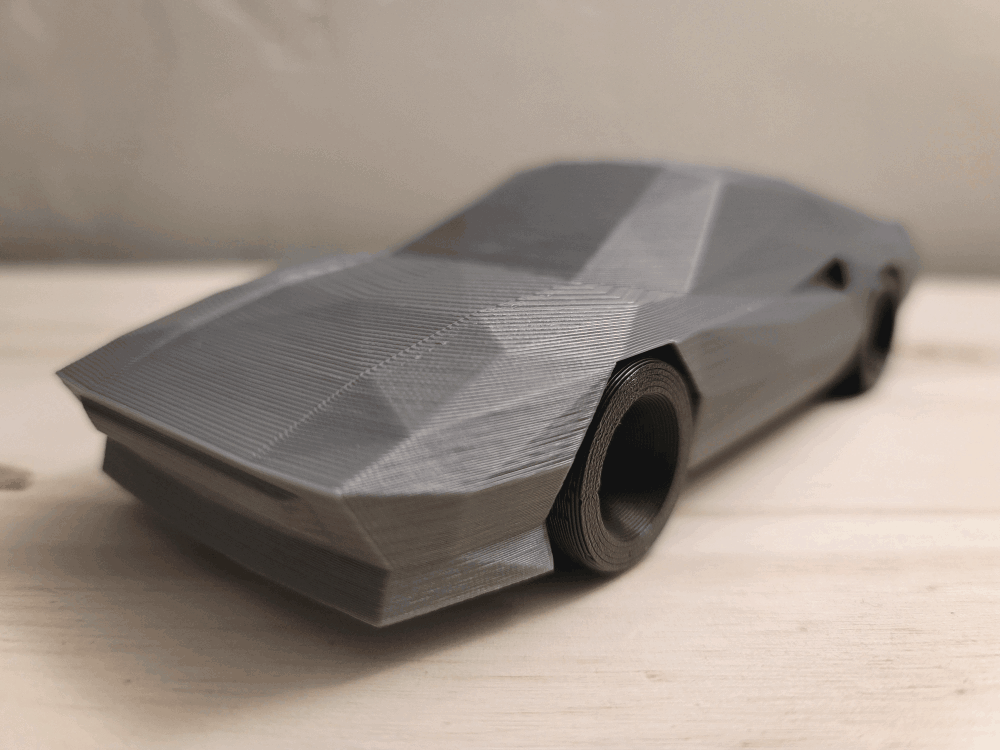 Low Poly Ferrari 308 GTB by Turtleman | Download STL model