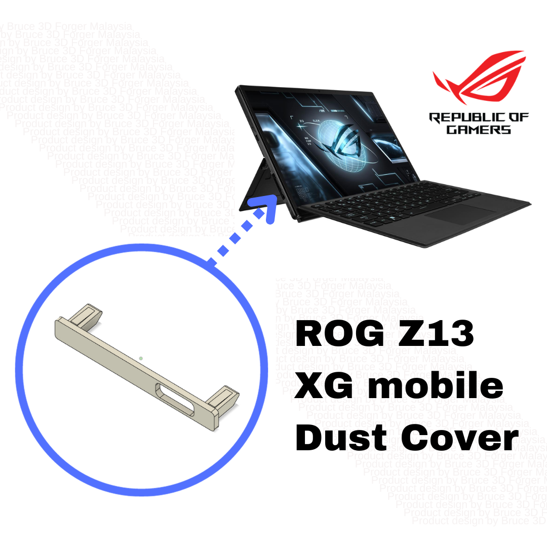 ROG Z13 XGM dust cover with usb c opening