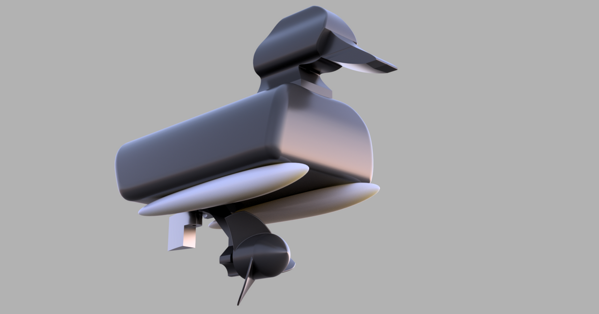 Radio controlled duck by Brotato Download free STL model