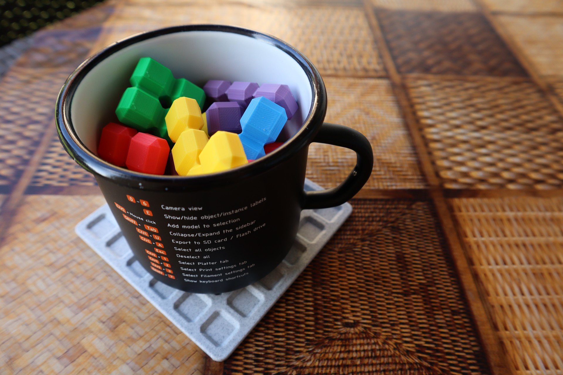 Miniatura 3 do modelo 3D Tetris puzzle